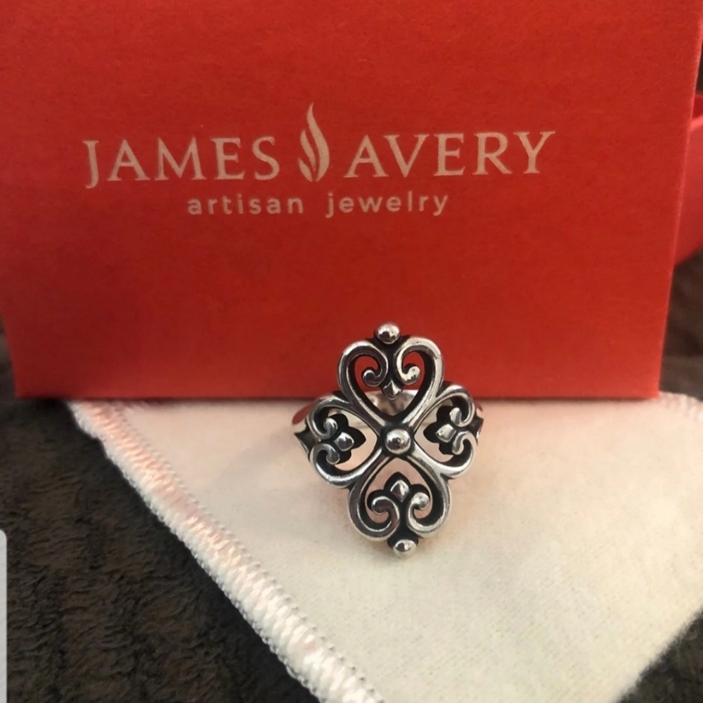 James avery double hearts ring
